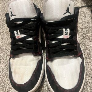 Jordan Women’s Black and White Sneakers